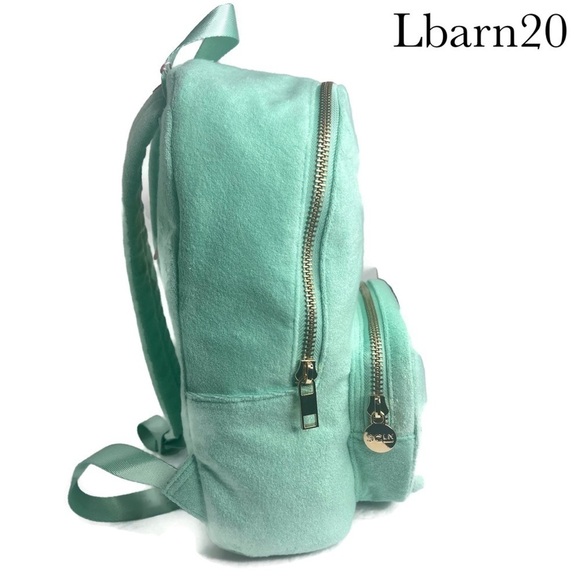 Stoney Clover Lane X Target Mint Green Terry Cloth Backpack NWT - Picture 9 of 15